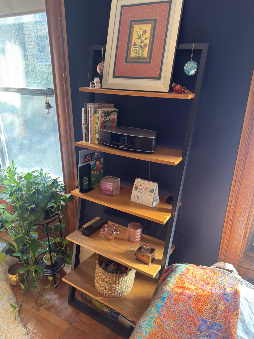 West Elm Ladder Leaning Bookshelf - photo 2