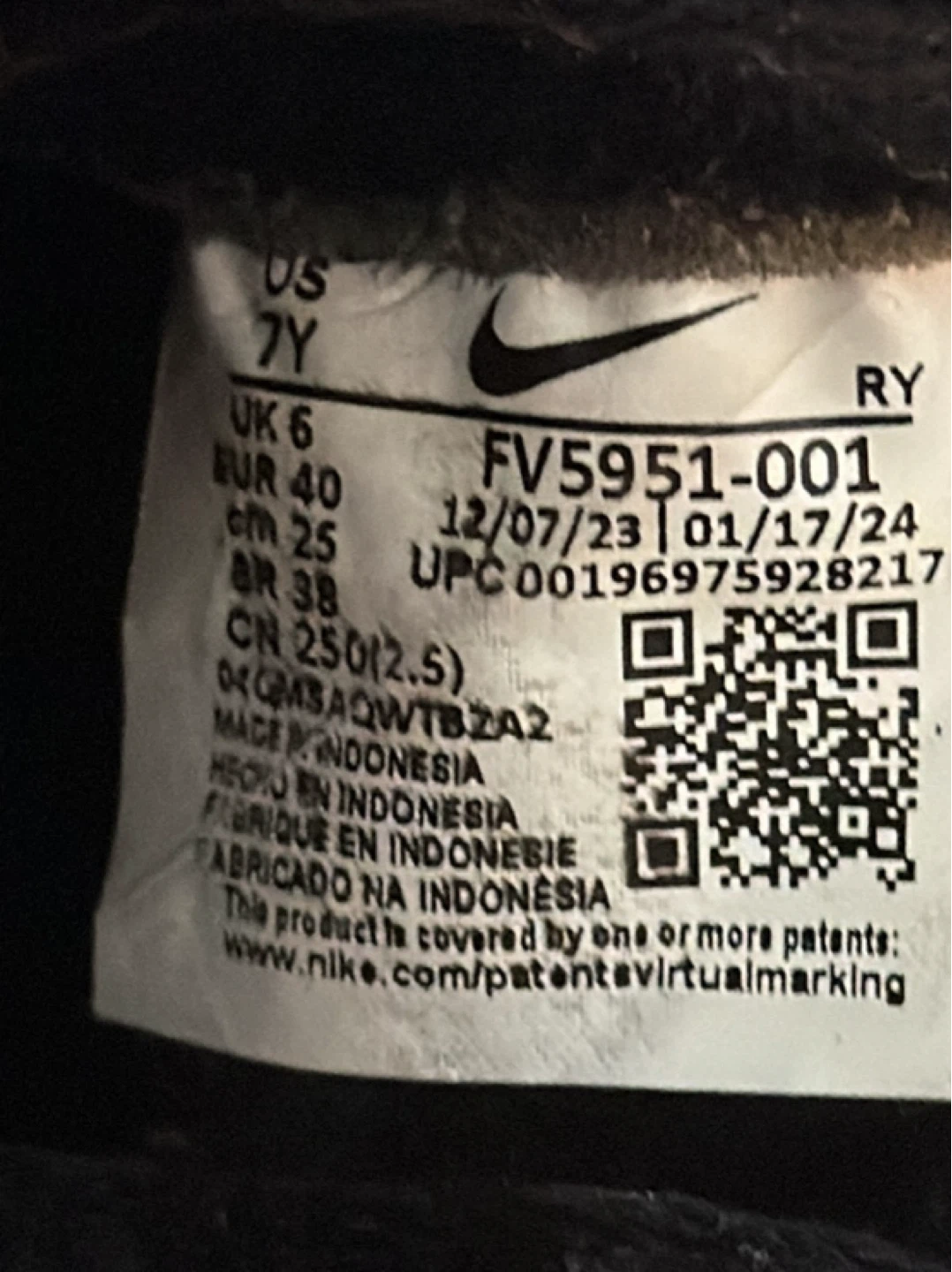 Nike Air Force 1 Shoes - Black - photo 3