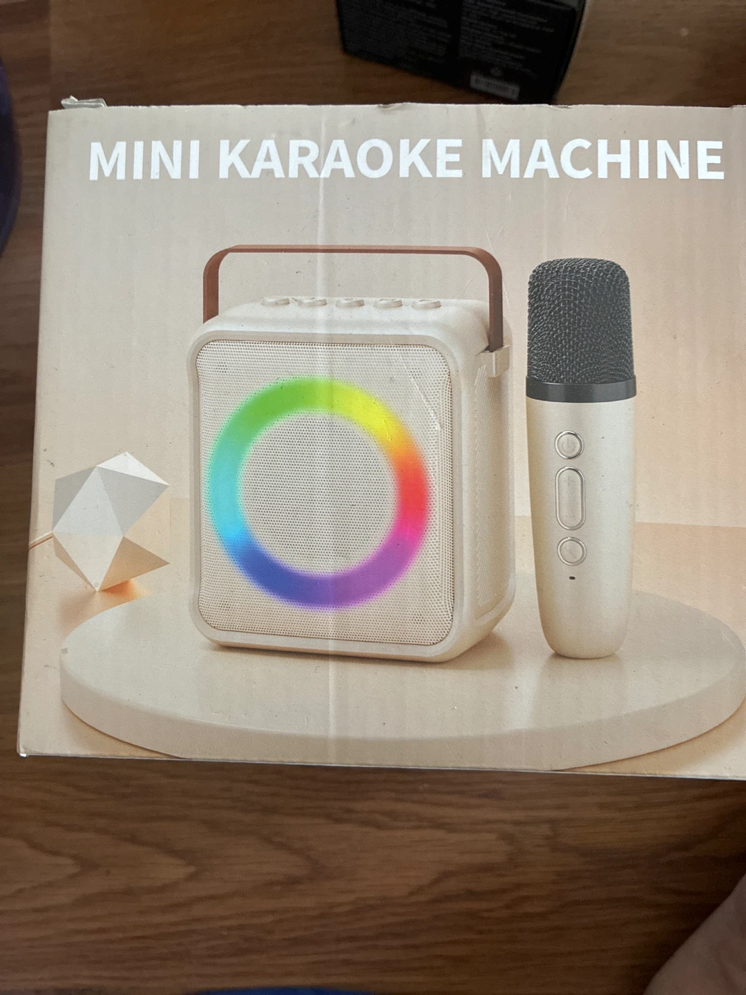 Mini Karaoke Machine with Wireless Microphone
