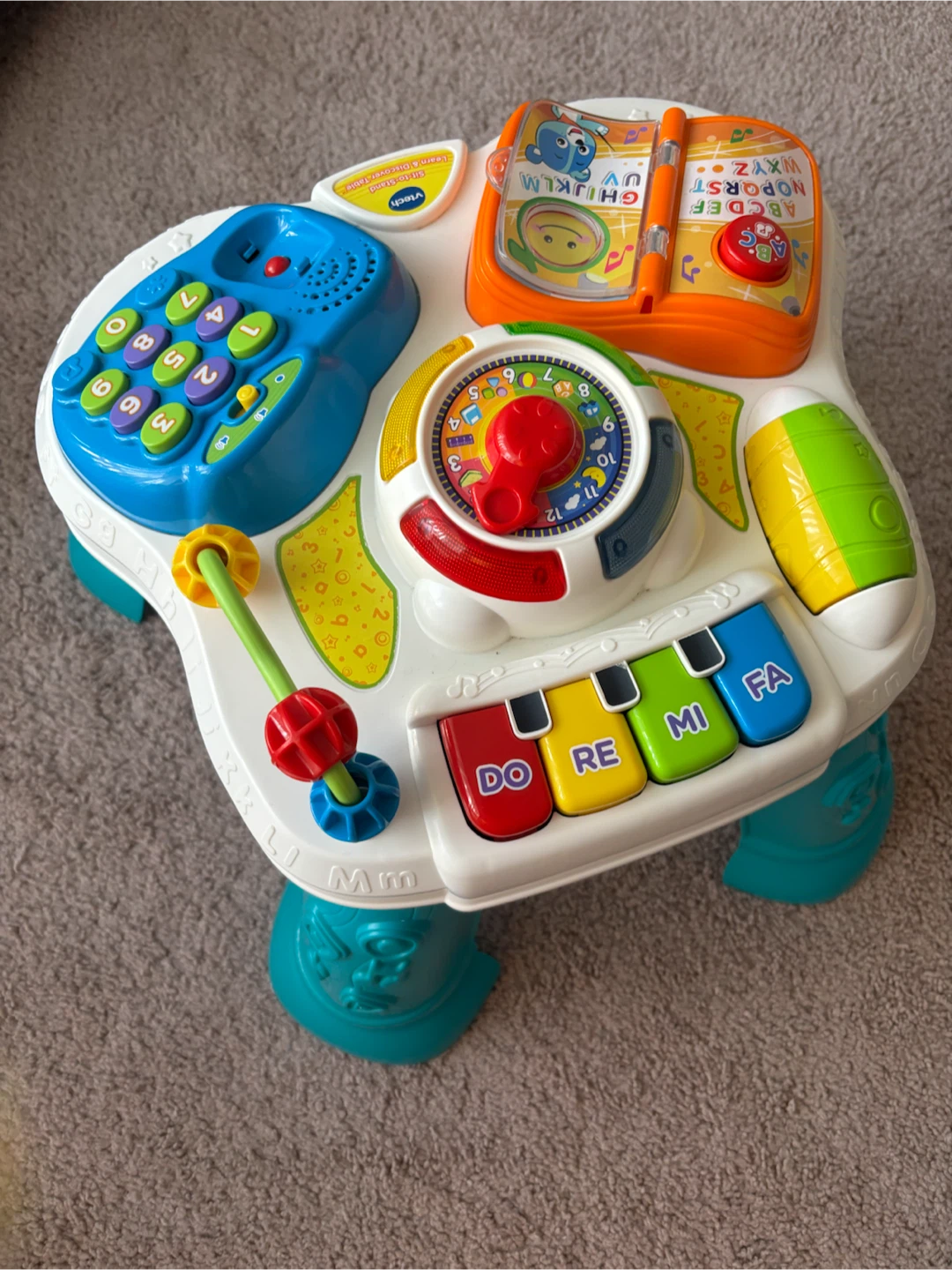 Push toy and activity table