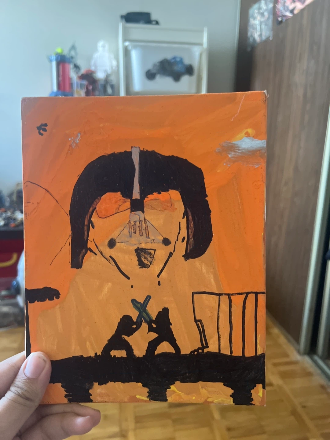 Hand-painted Star Wars Canvas Art
