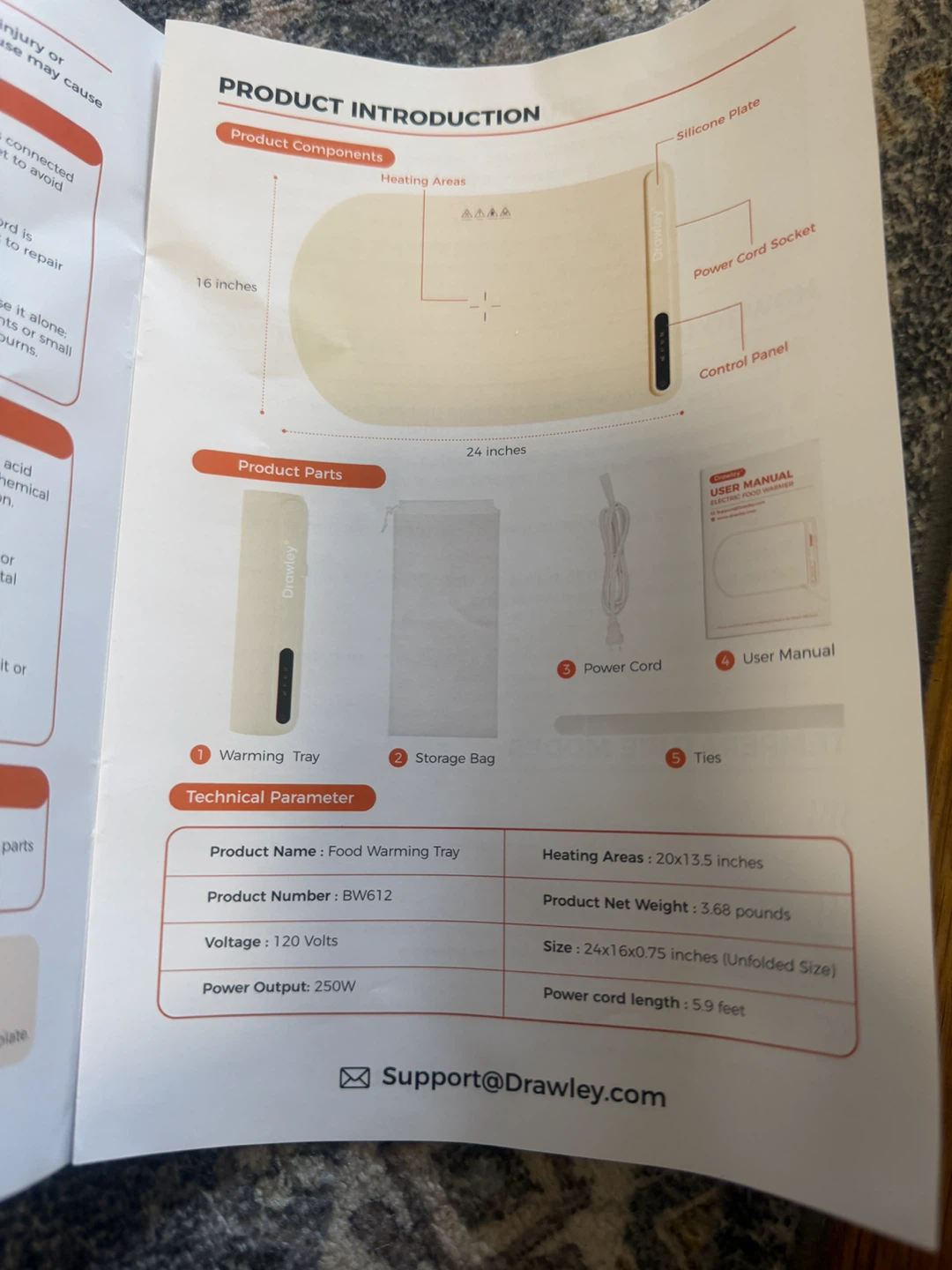 Drawley Food Warming Tray BW612 - photo 3