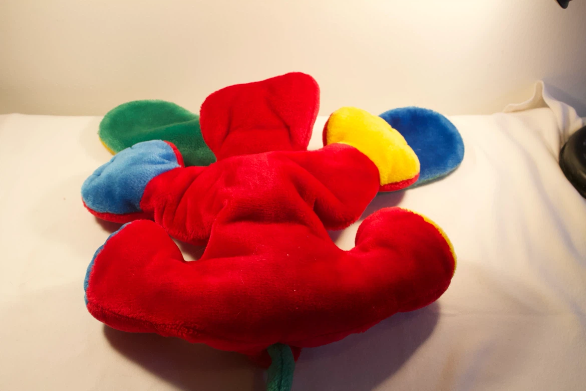 Retro Colourful Dog Plushie - photo 3