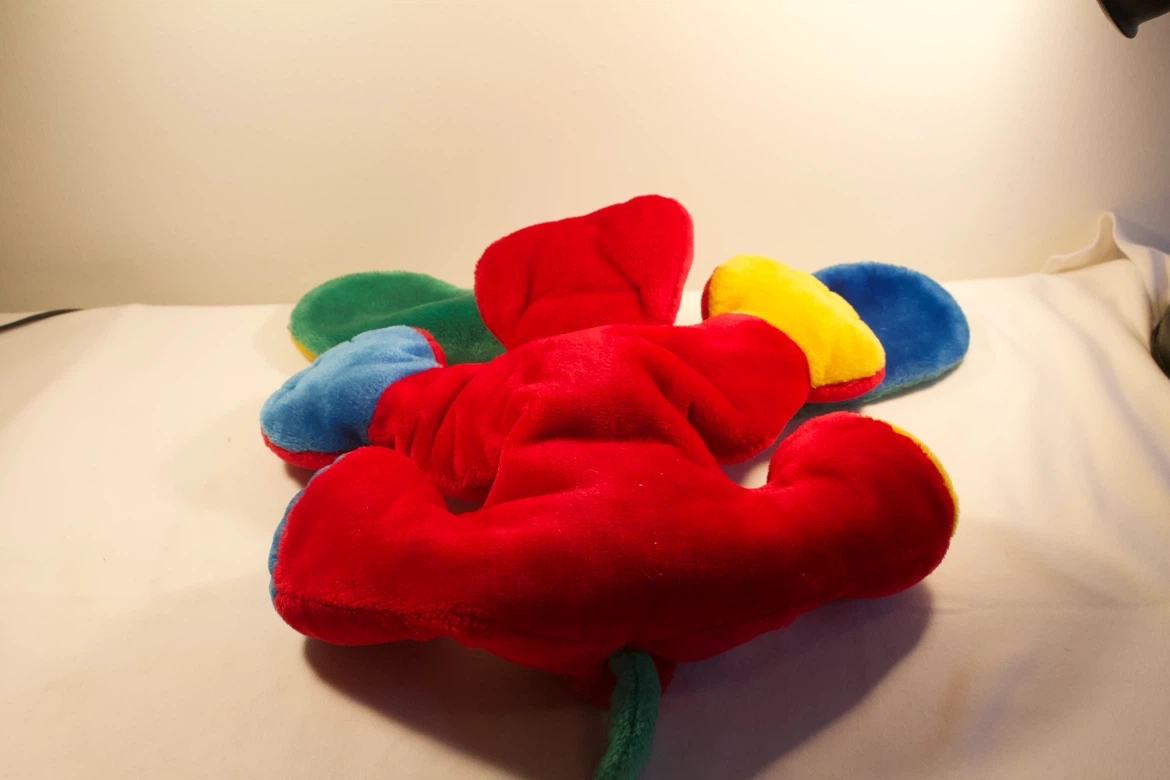 Retro Colourful Dog Plushie - photo 4