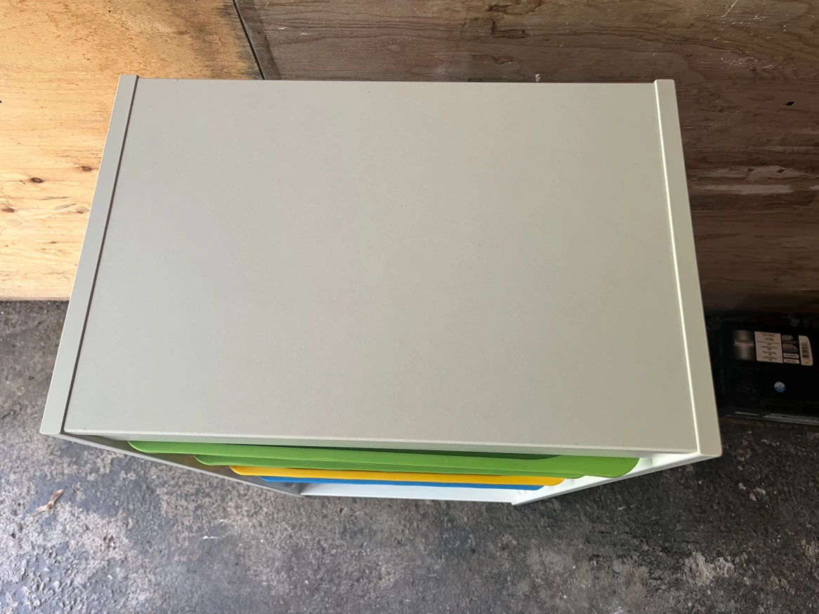 White Ikea Trofast Storage Unit & pick your bin colours - photo 2