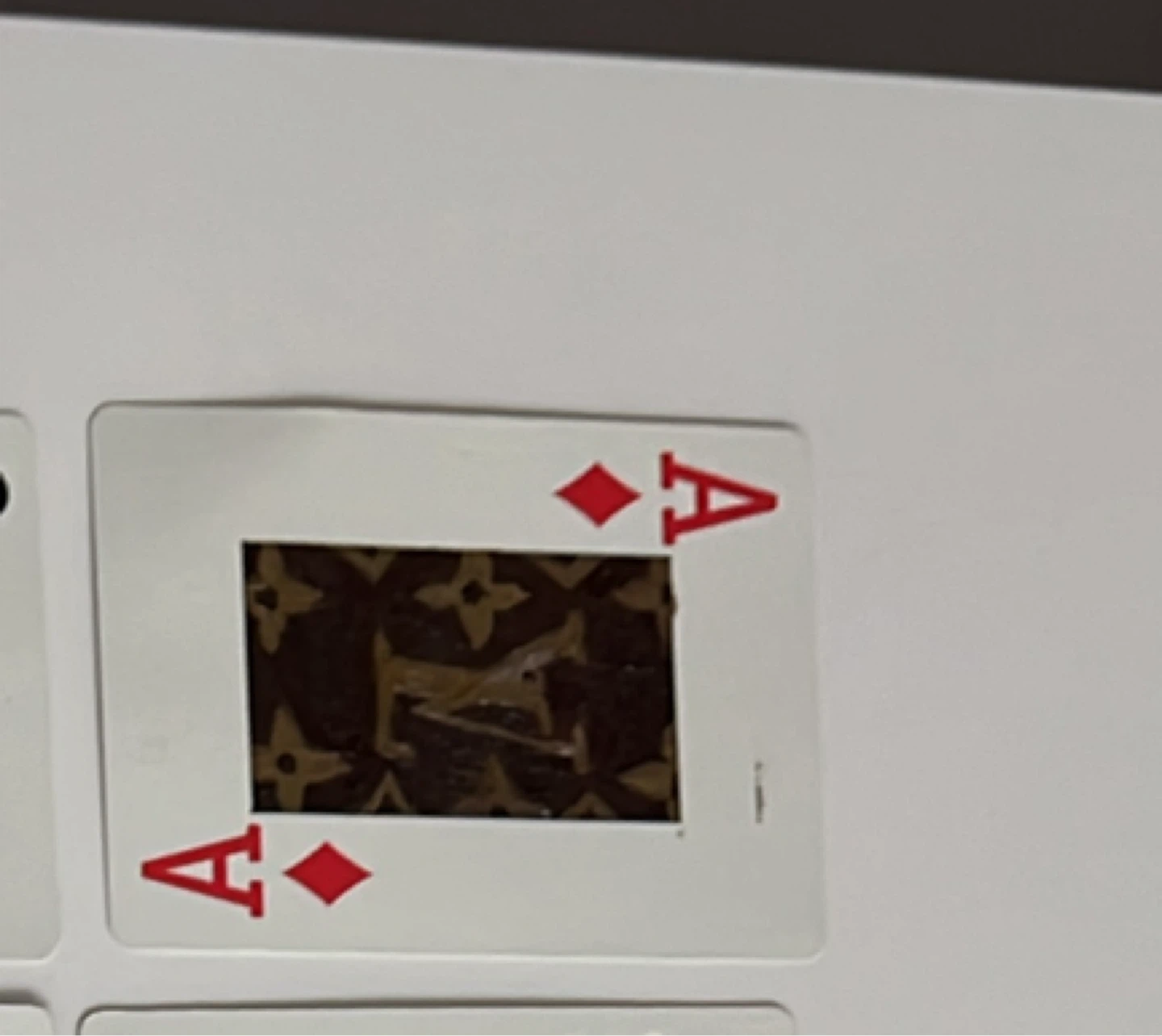 Louis Vuitton Ace of Diamonds Playing Card