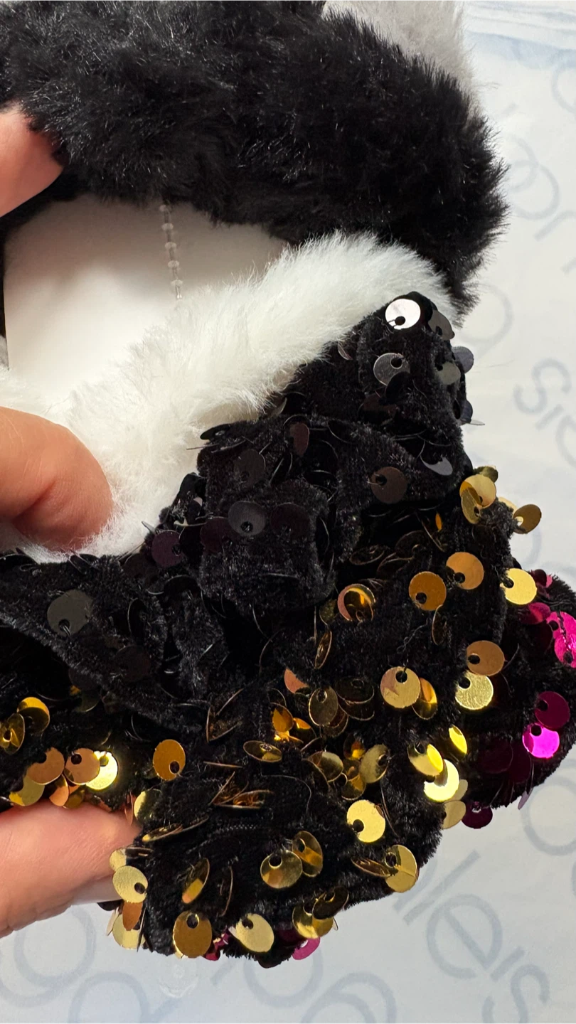 Nicole Miller Faux Fur & Sequin Scrunchies Set - photo 5