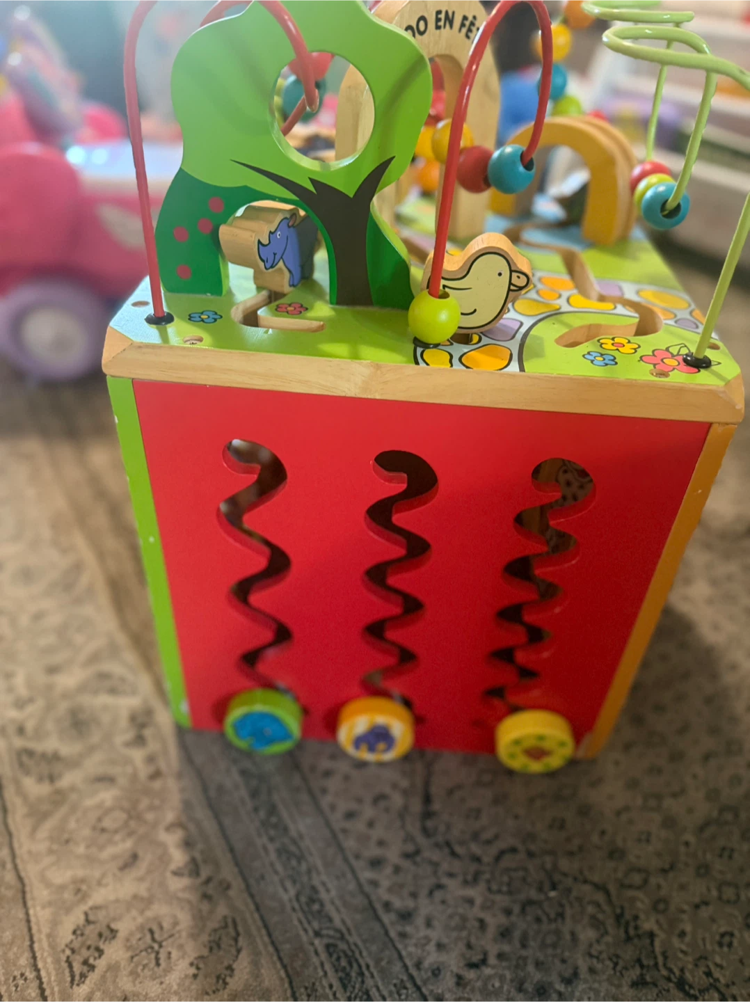 Parents Busy Zoo Wooden Activity Cube - photo 2