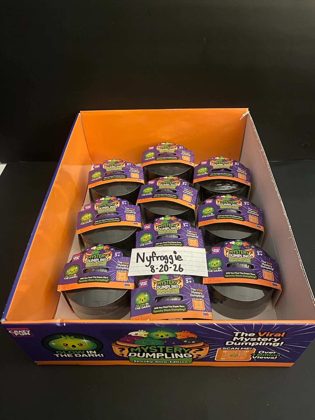 The Viral Mystery Dumpling Spooky Glow Edition Blind Box Case