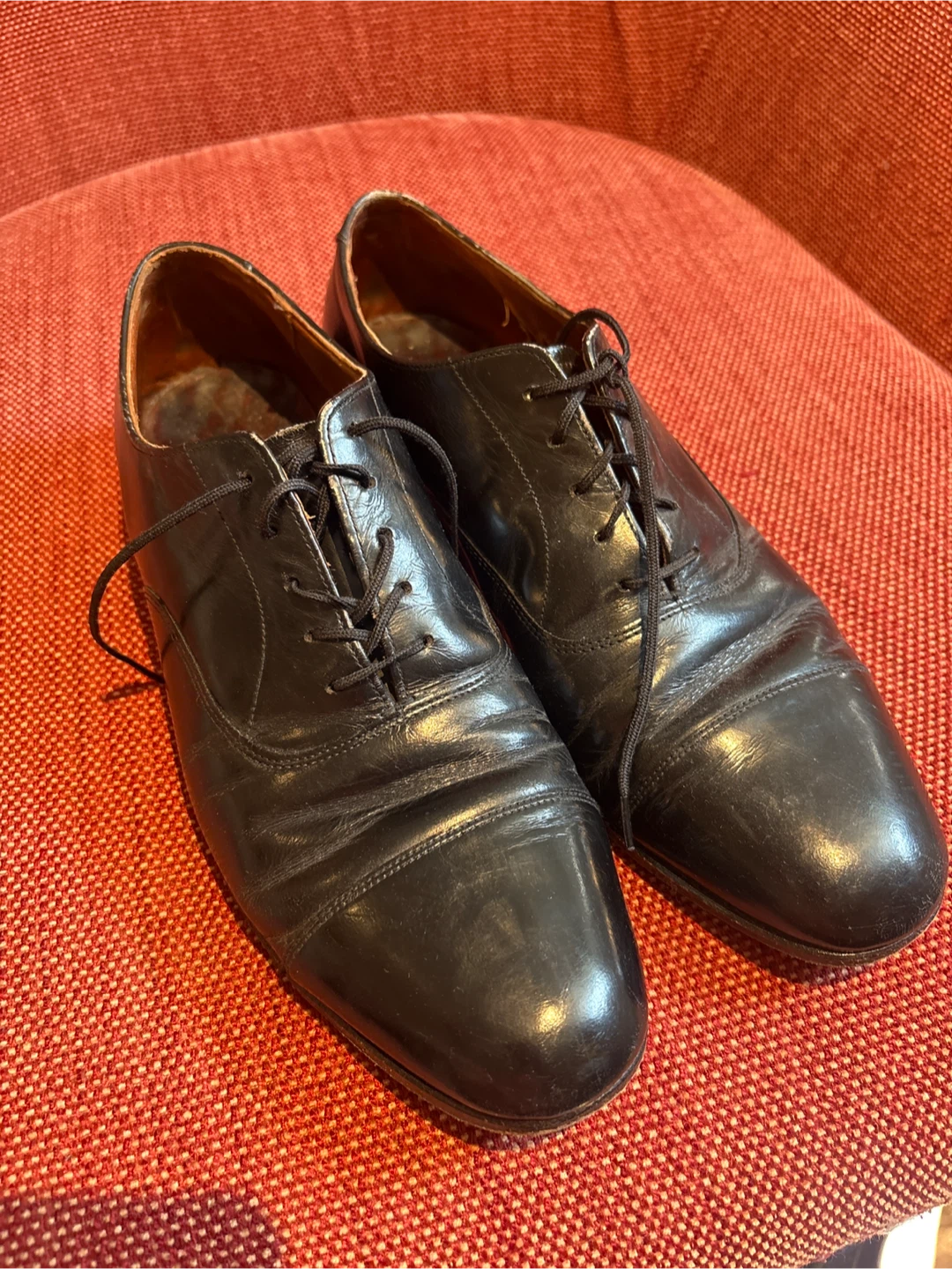 Allen Edmonds Black Leather Oxford Dress Shoes (9)