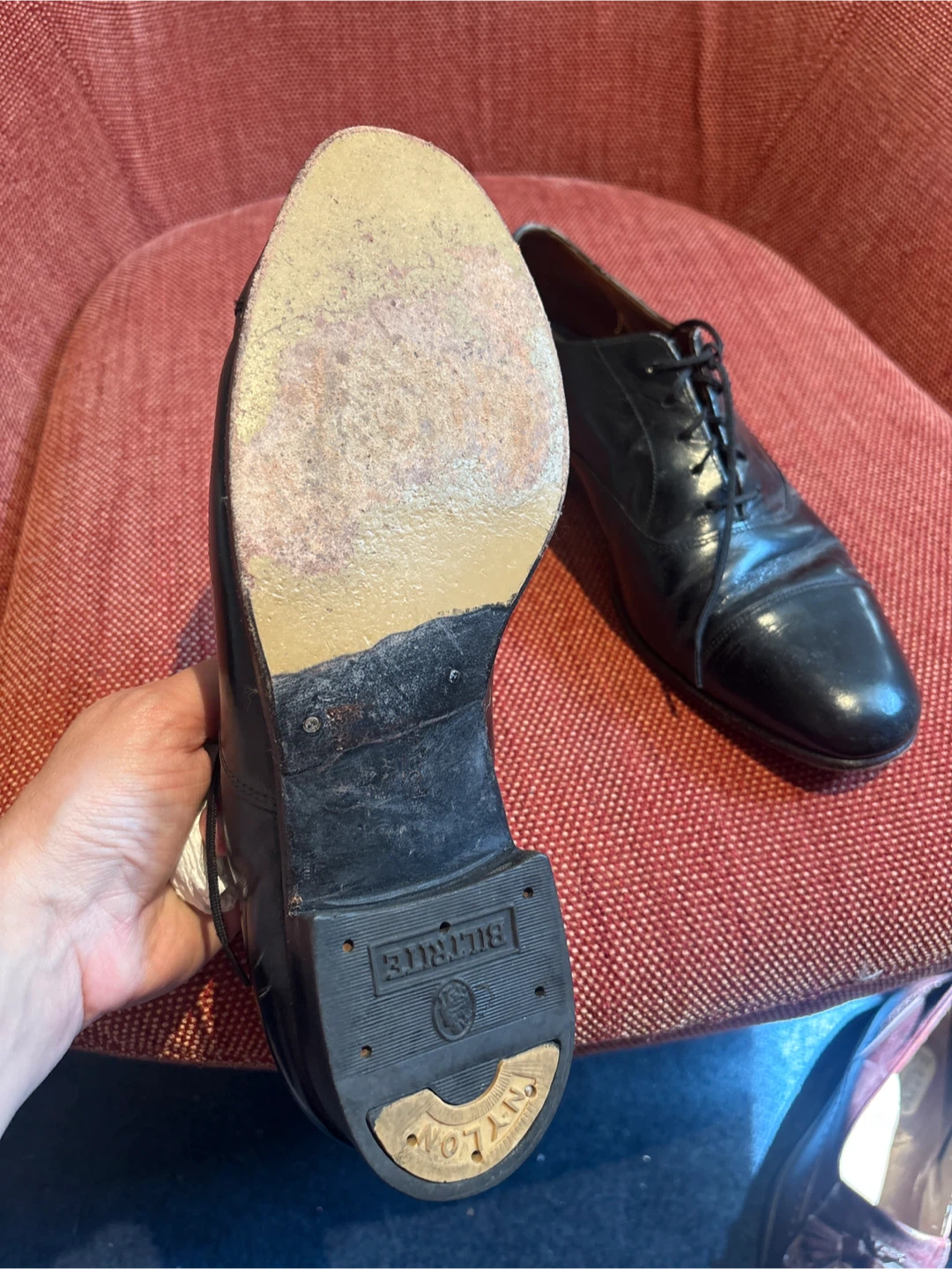 Allen Edmonds Black Leather Oxford Dress Shoes (9) - photo 3