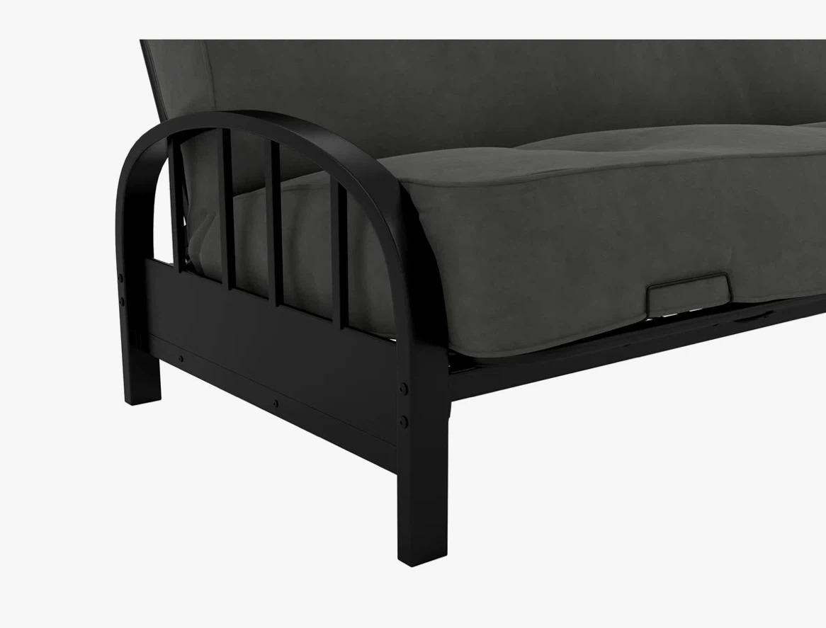 Black Metal Futon Frame - photo 2