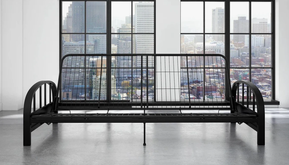 Black Metal Futon Frame - photo 4