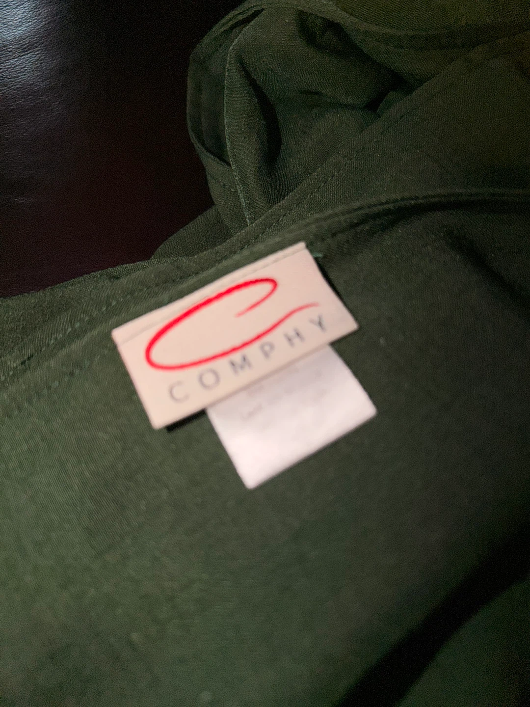Comphy "LA MER" Green Microfiber Scarf EUC - photo 3