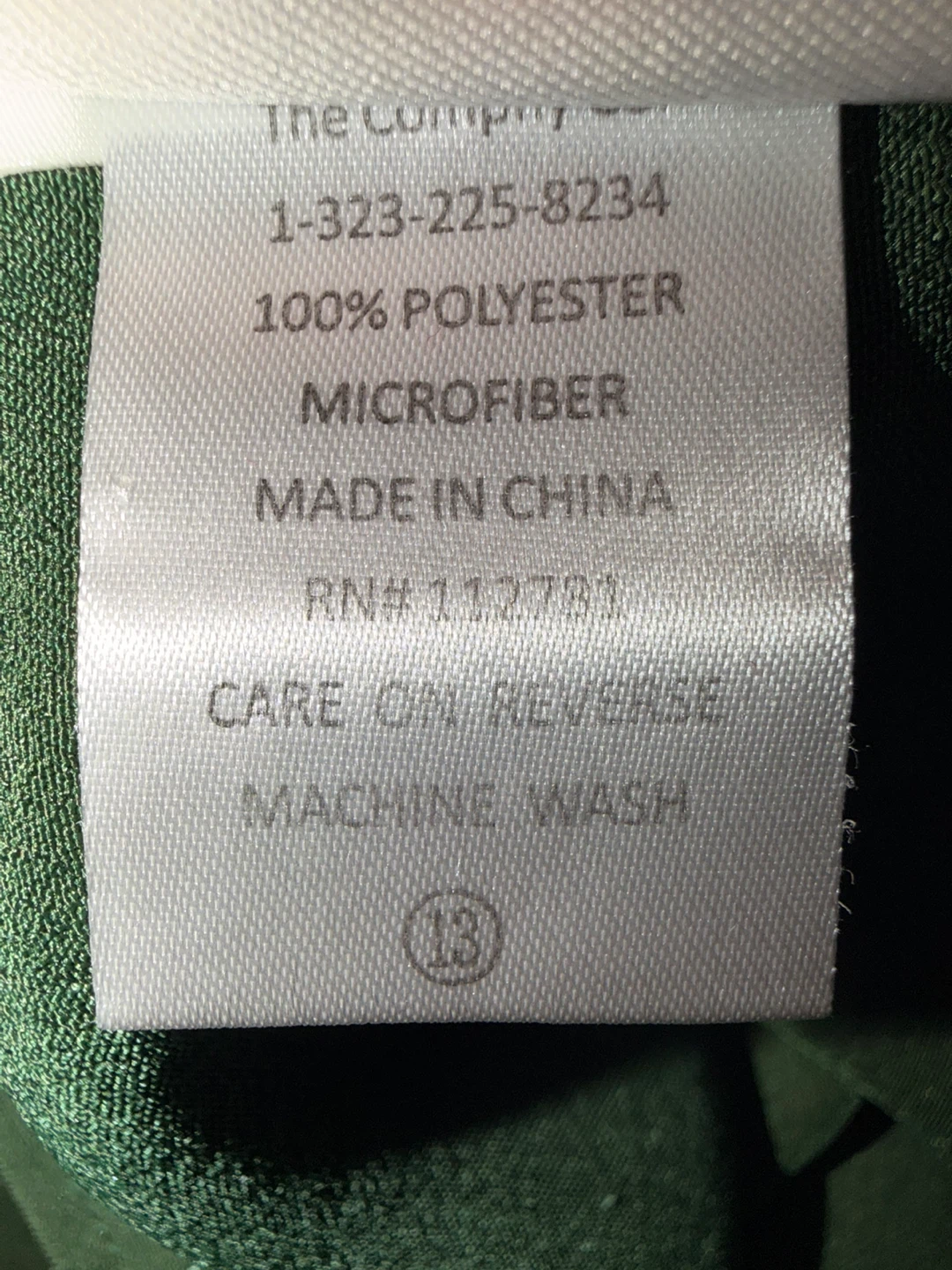 Comphy "LA MER" Green Microfiber Scarf EUC - photo 4
