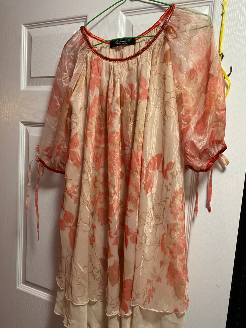 Sheer Floral Tunic Top - photo 2