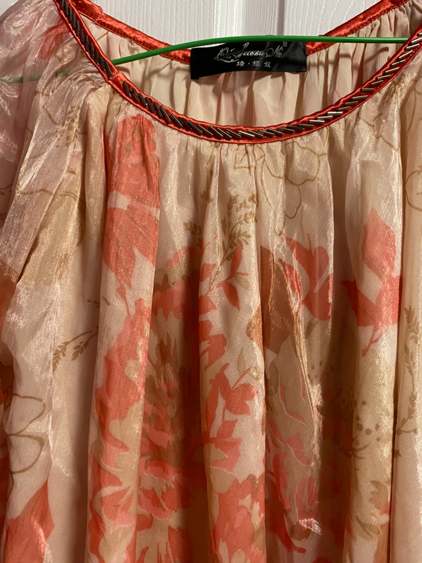 Sheer Floral Tunic Top - photo 3