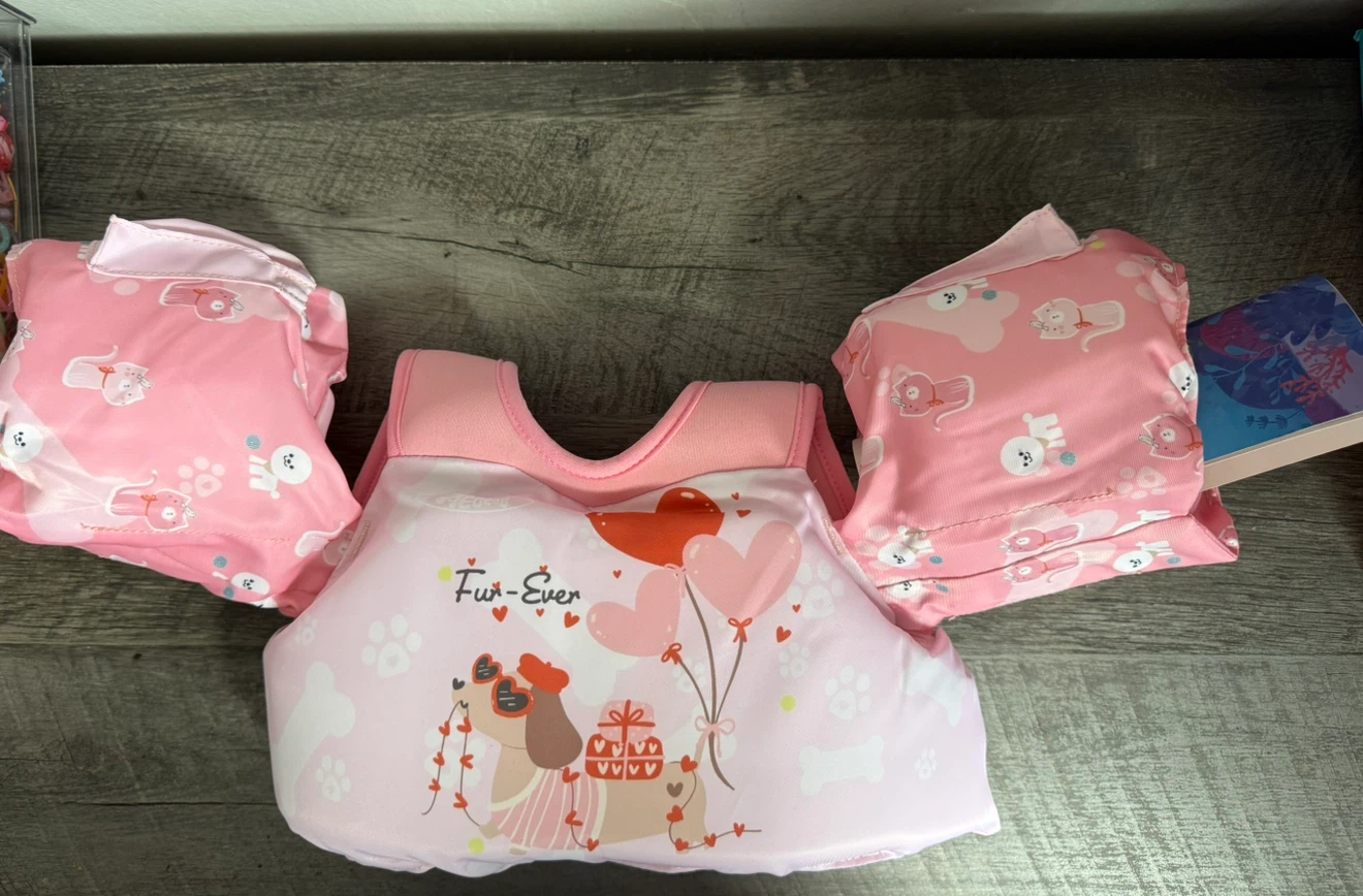 AEOCOO Toddler Puddle Float Swim Jumper Size S Pink - photo 4