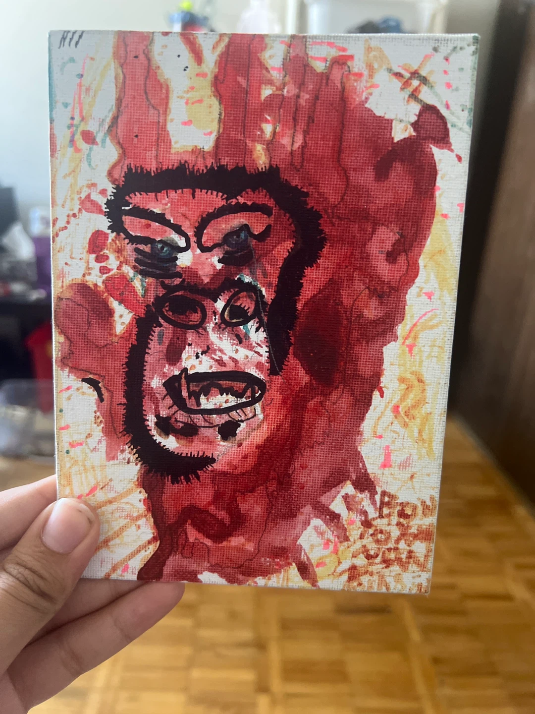 Godzilla X kong Scar painting