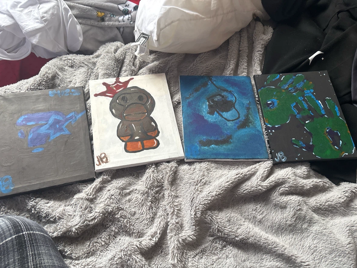 Set of 4 Canvas Paintings