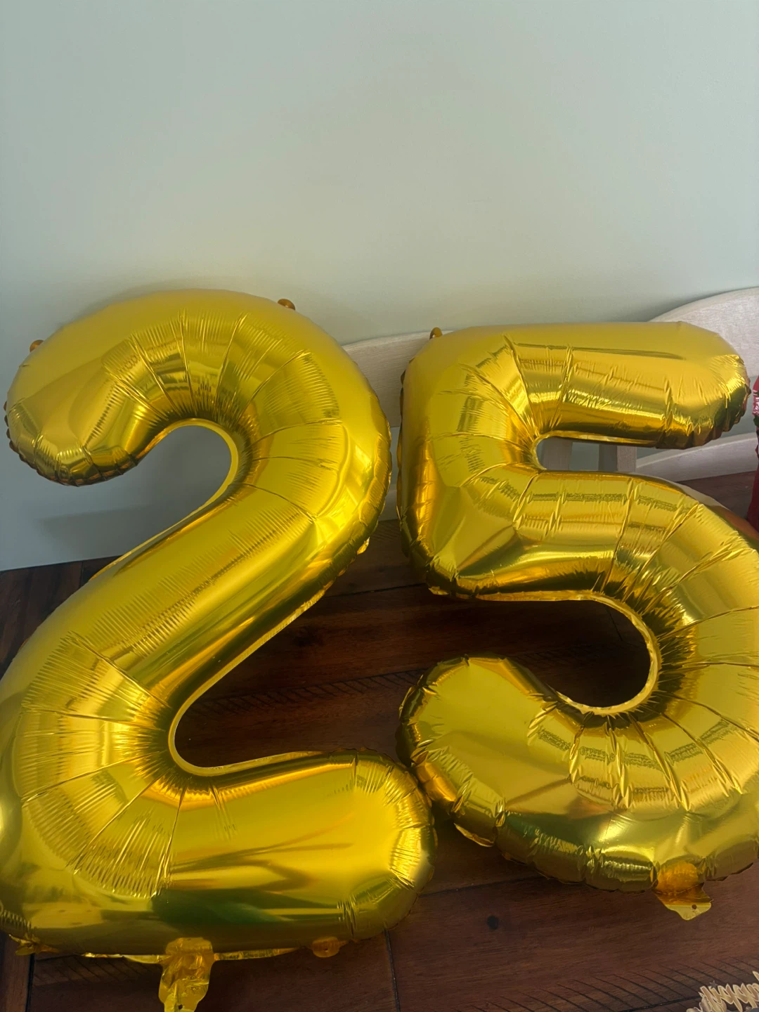 Happy 25th Birthday Banner and Cake Topper Set