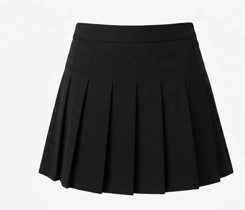 Black Pleated Mini Skirt Aritzia