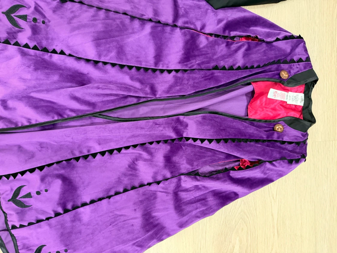 Disney Frozen 2 Anna Costume Dress & Cape (Size 9/10) - photo 5