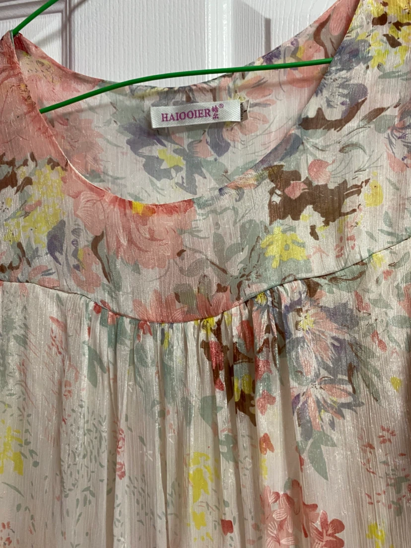 HAIQOIER Floral Dress - Size L