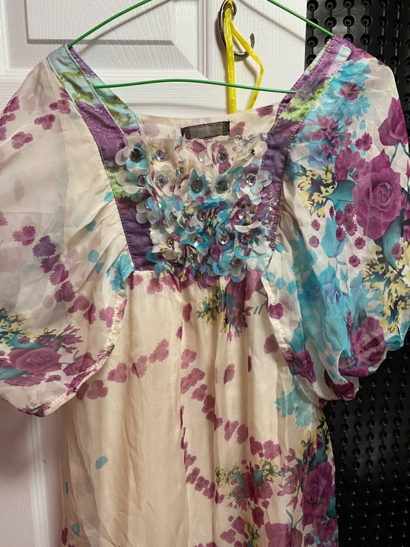 Floral Embellished Blouse - photo 2