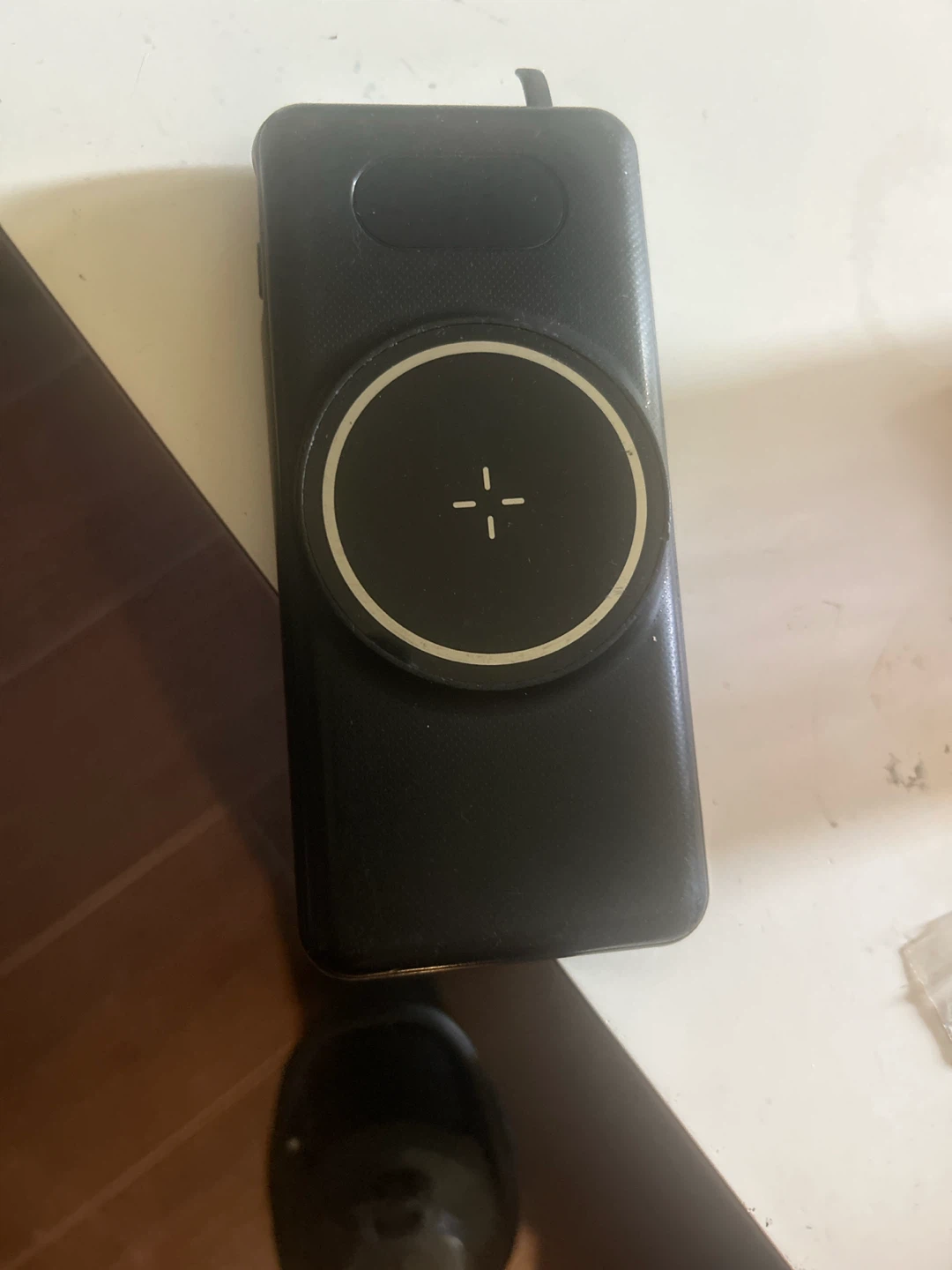 Black Magnetic Wireless Charger Power Bank