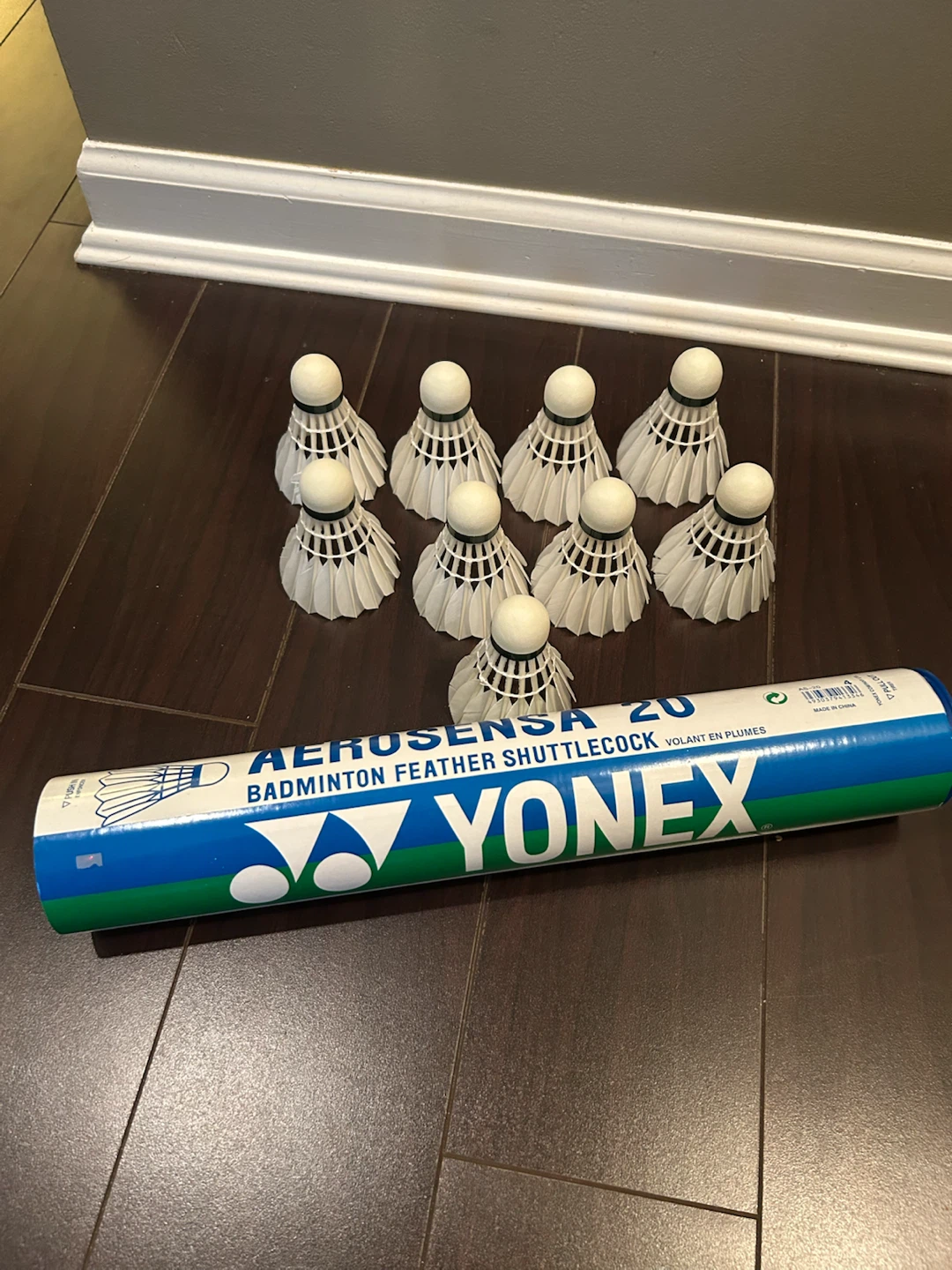 Yonex Aerosensa 20 Badminton Feather Shuttles (9 pcs)