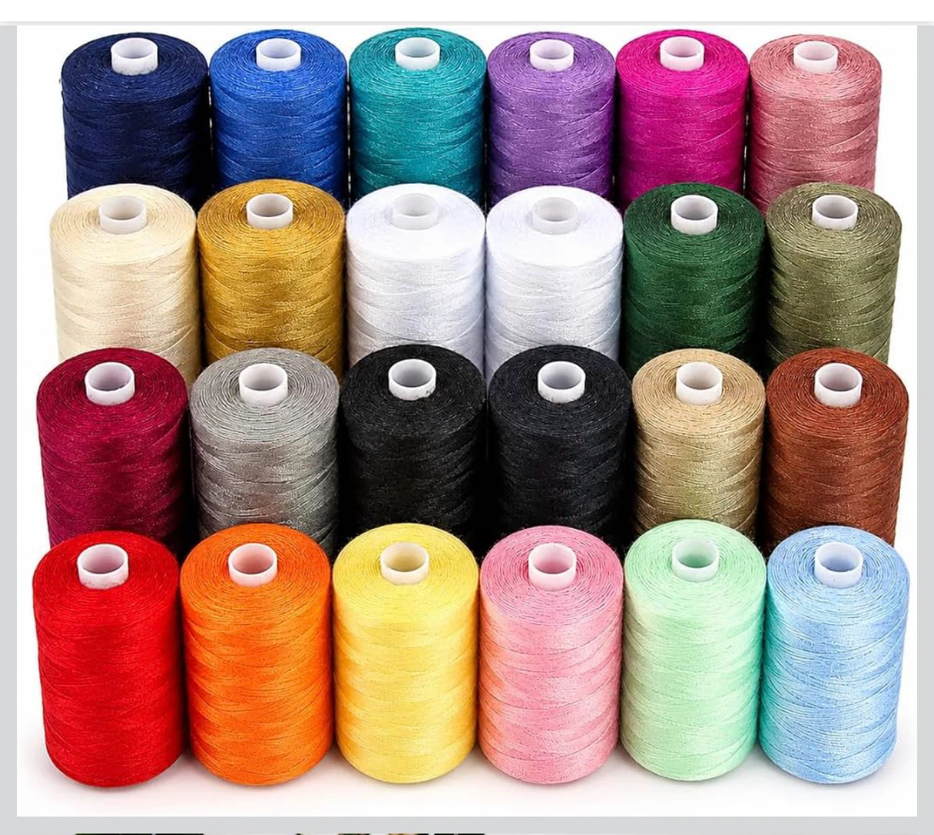 Assorted Spools Sewing Thread Set various colours