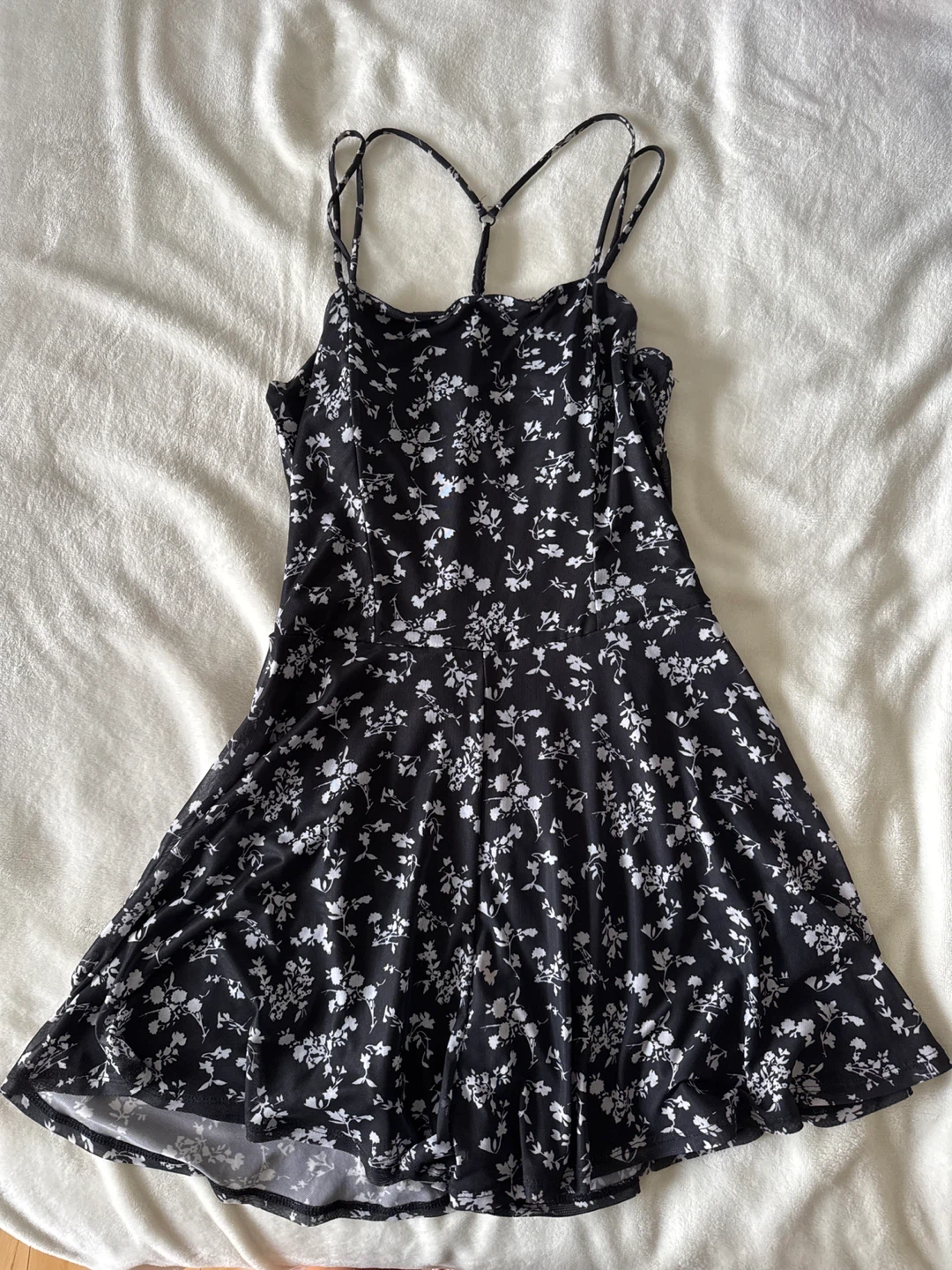 Garage Black and White Romper