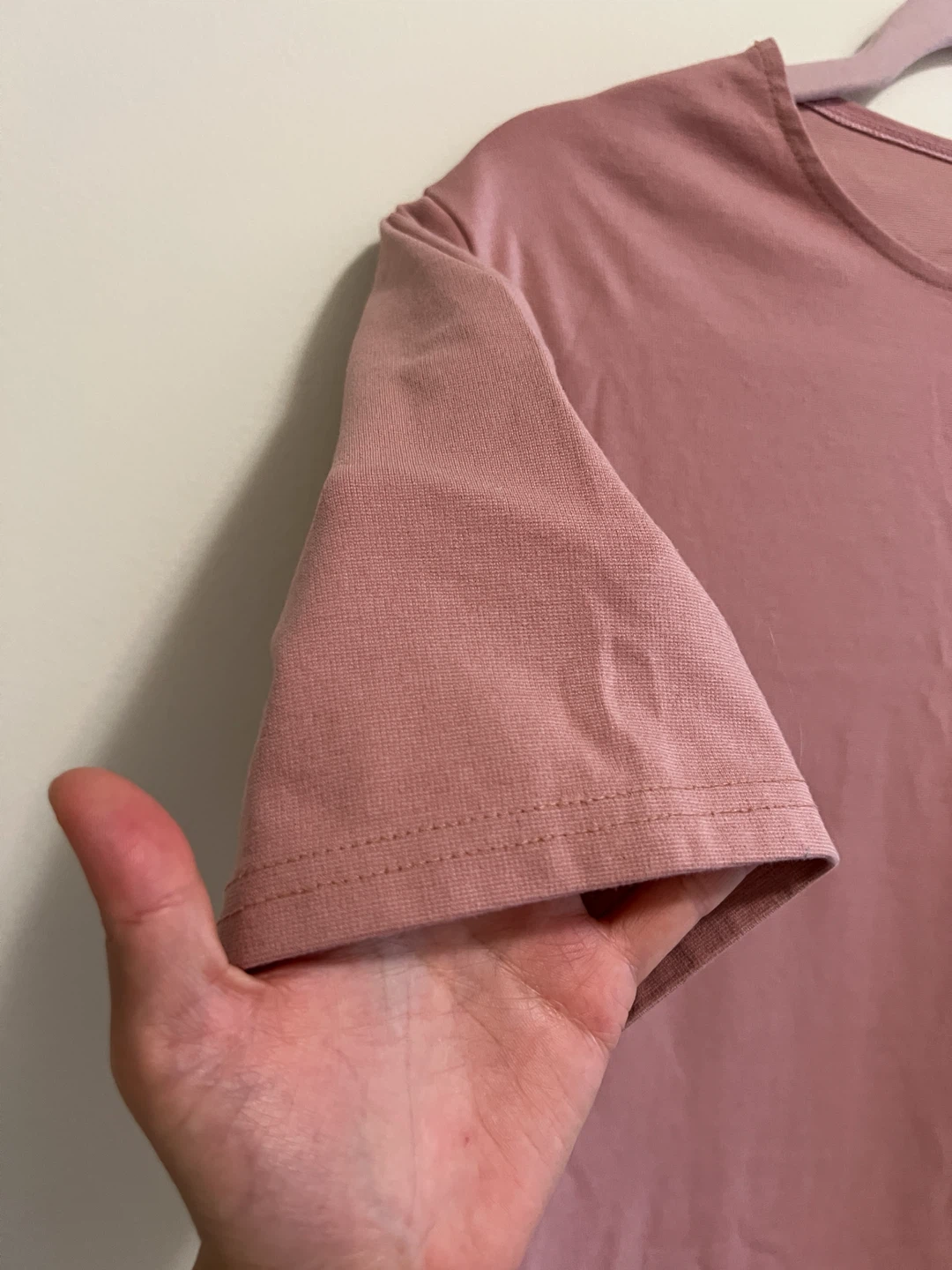 Pink Short Sleeve T-shirt Dress - photo 2