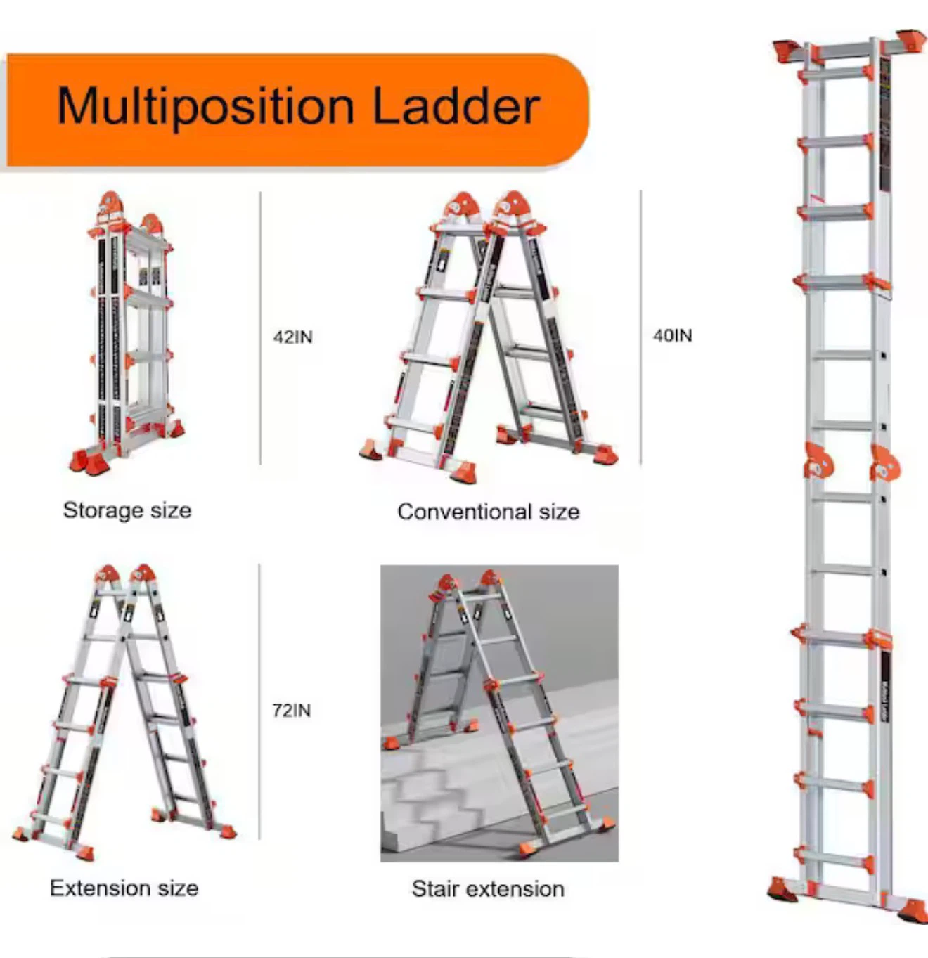 Lanbitou Ladder Multi-Position Ladder - photo 2