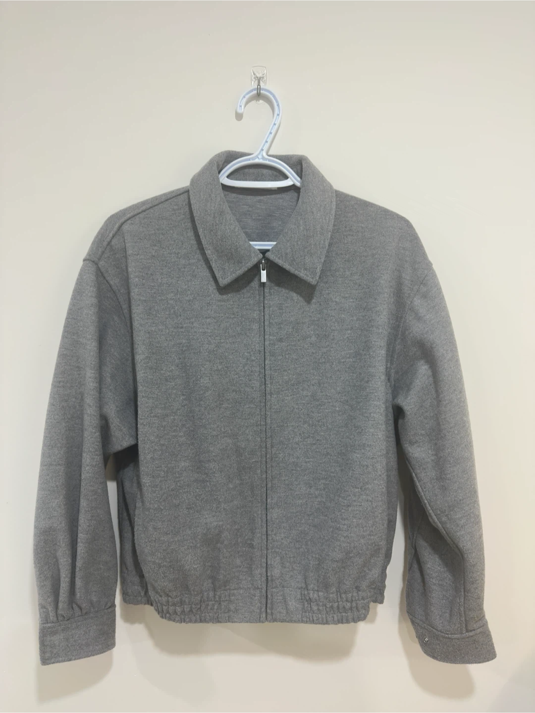 Uniqlo Grey Zip-Up Jacket