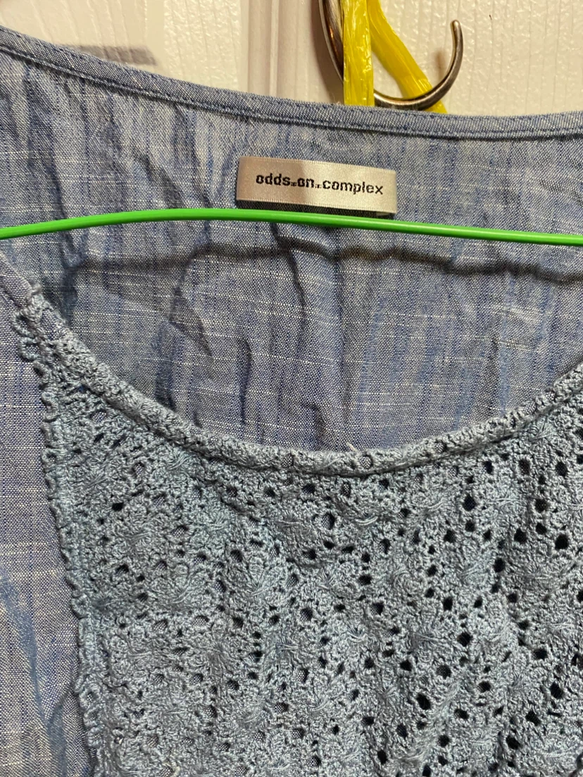odds.on.complex Blue Crochet Top - photo 3