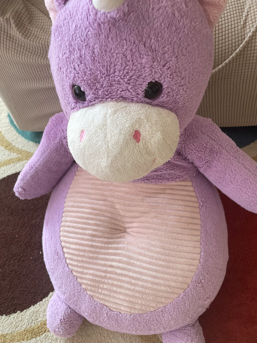 CutePurple Plush Unicorn Toy - photo 2