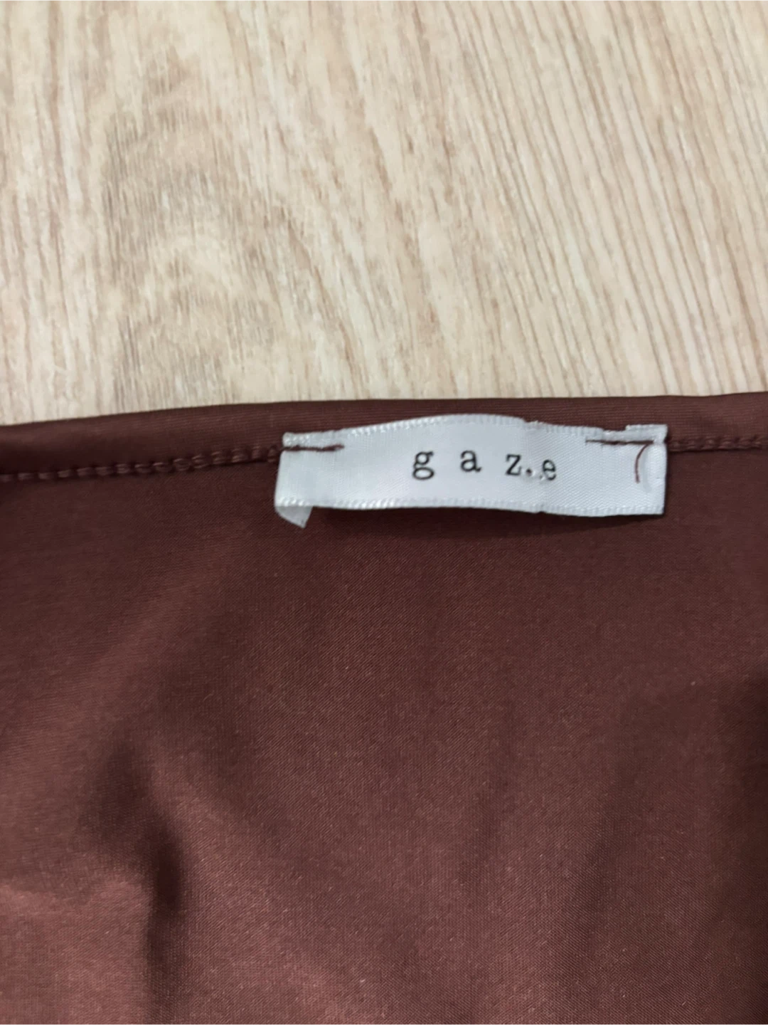 Gaze Brown Long Sleeve Top - Size 7 - photo 2