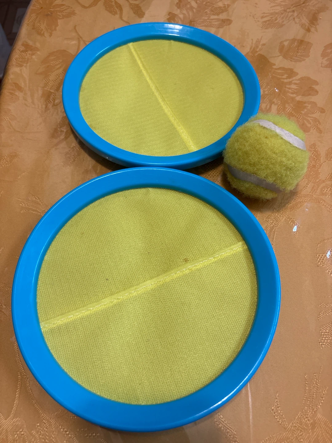 2 Paddle Ball Catch Game with Tennis Ball