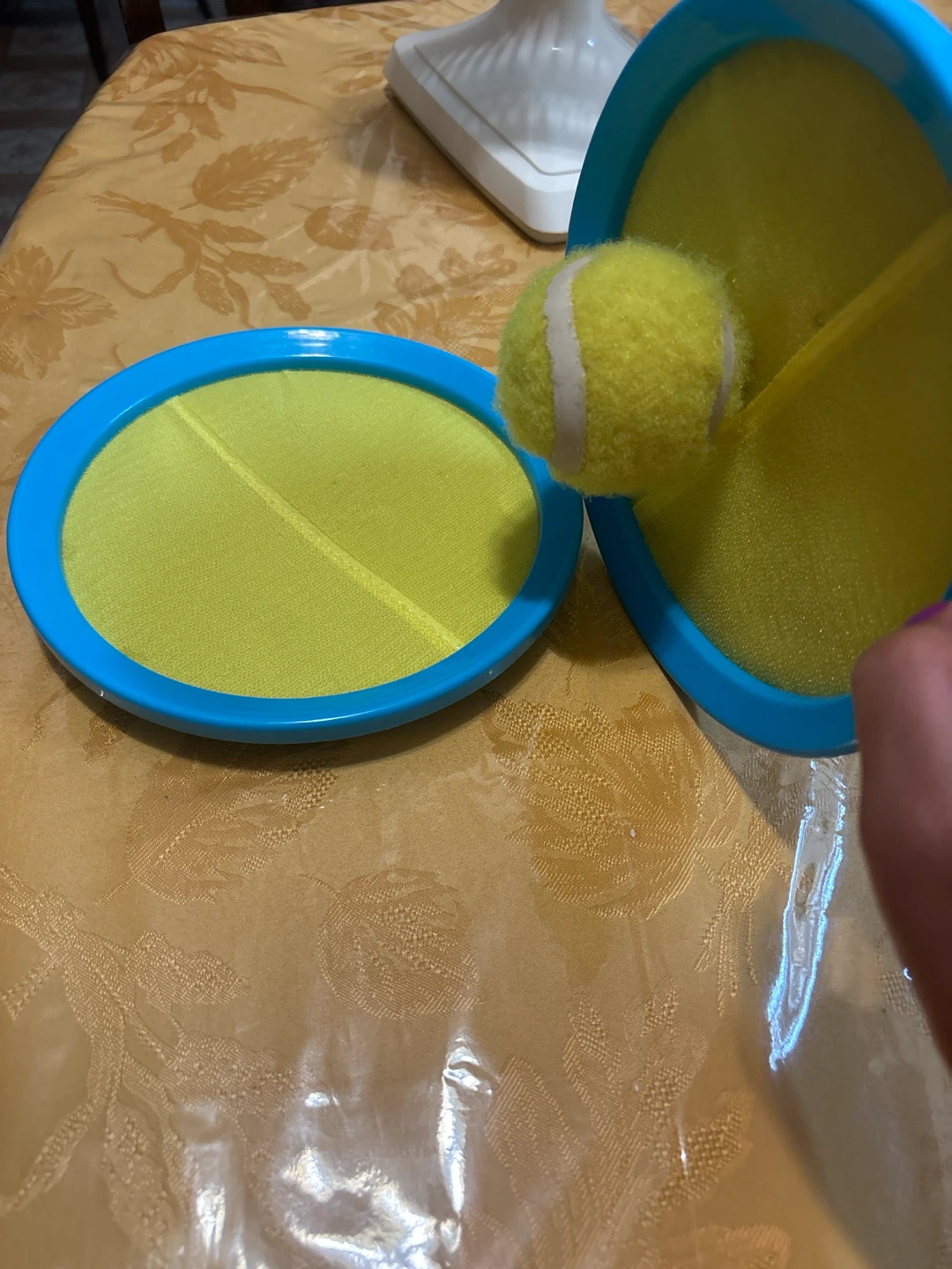 2 Paddle Ball Catch Game with Tennis Ball - photo 2