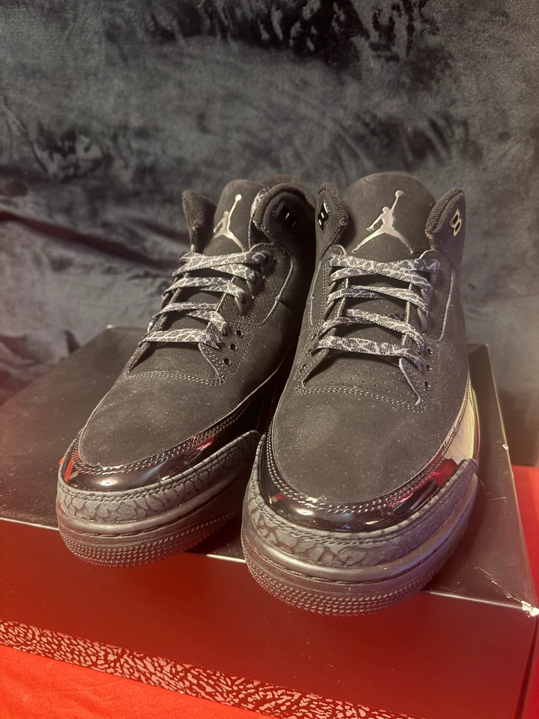Air Jordan 3 Retro 'Black Cat' Size 12 - photo 2