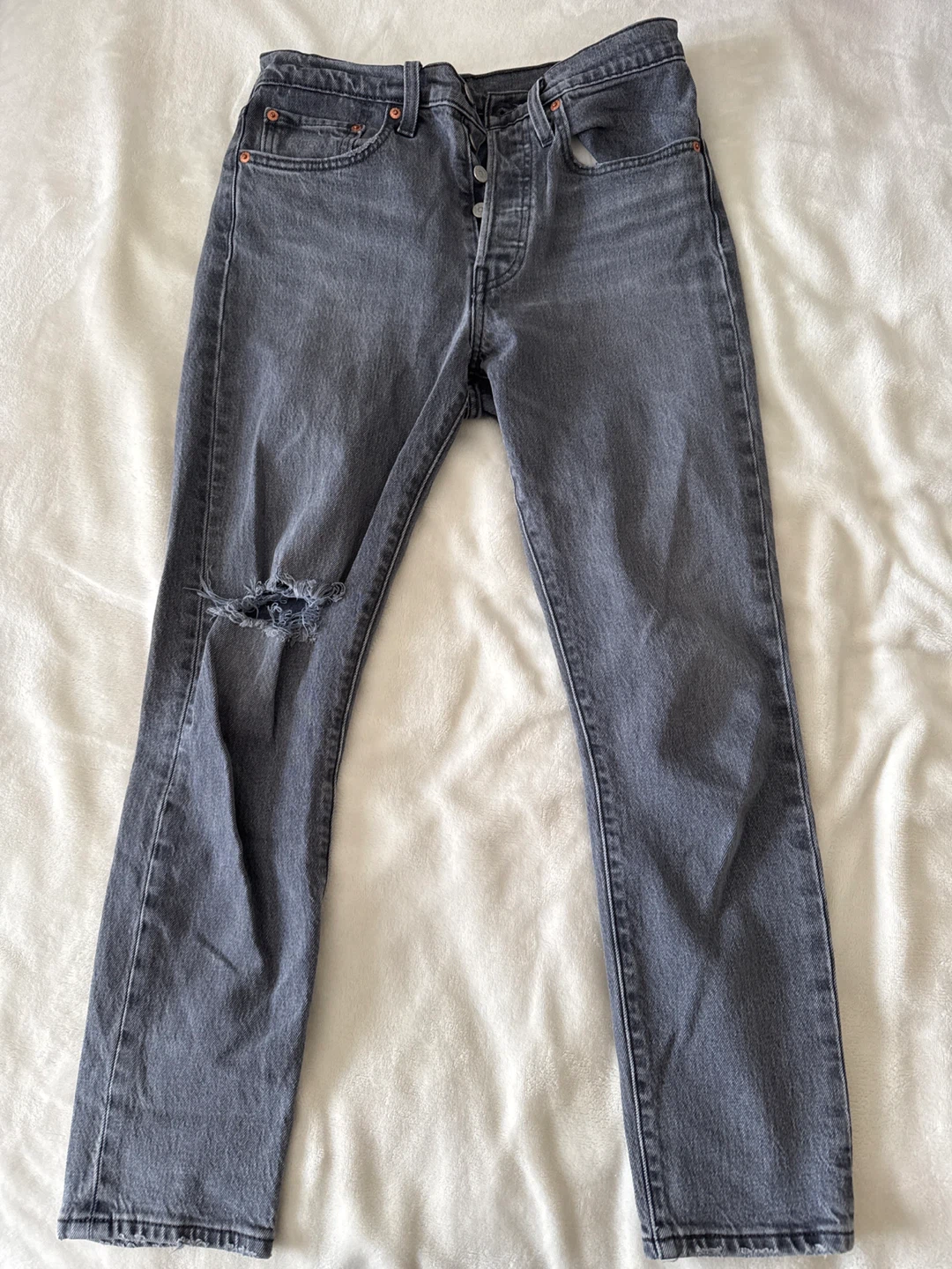 Charcoal Levi Skinny Jeans