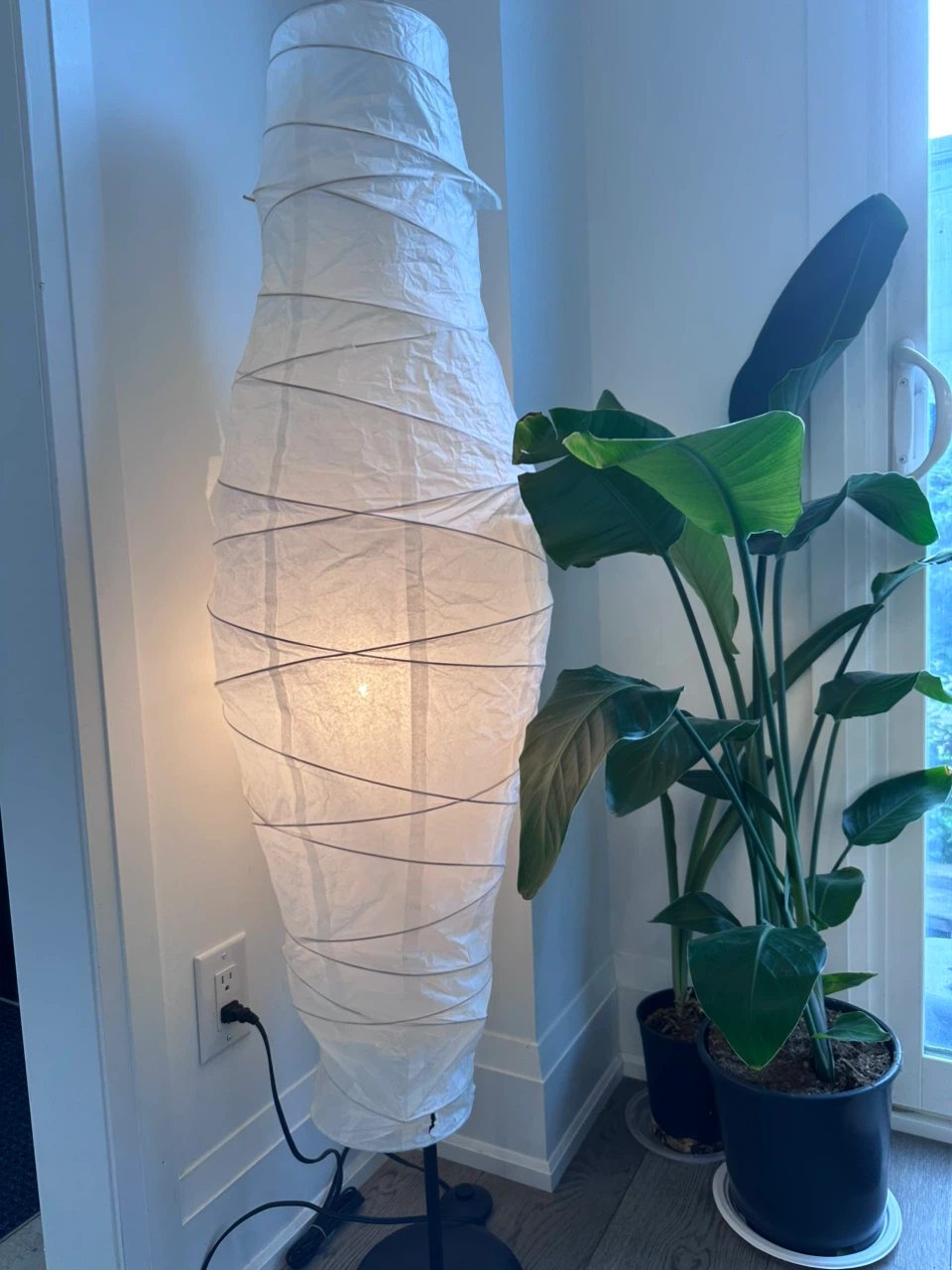 IKEA VITEMÖLLA Paper Floor Lamp - photo 2
