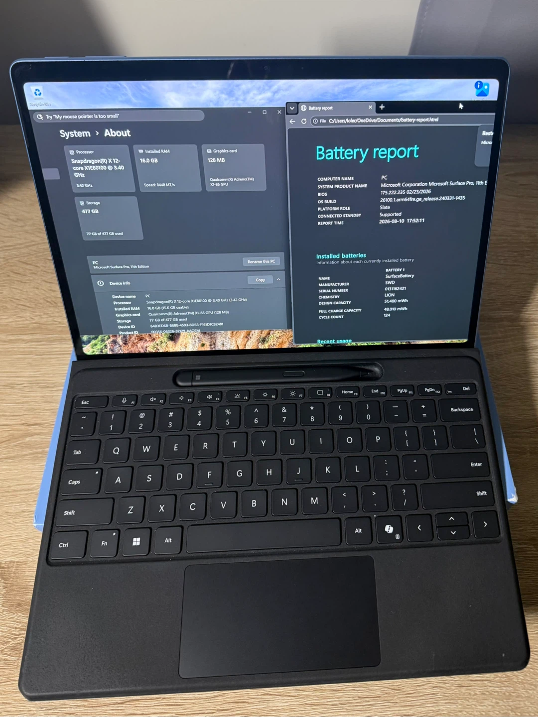 EXCELLENT Surface Pro 11 X Elite 16GB/512|Flex Keyboard/SlimPen2 - photo 2
