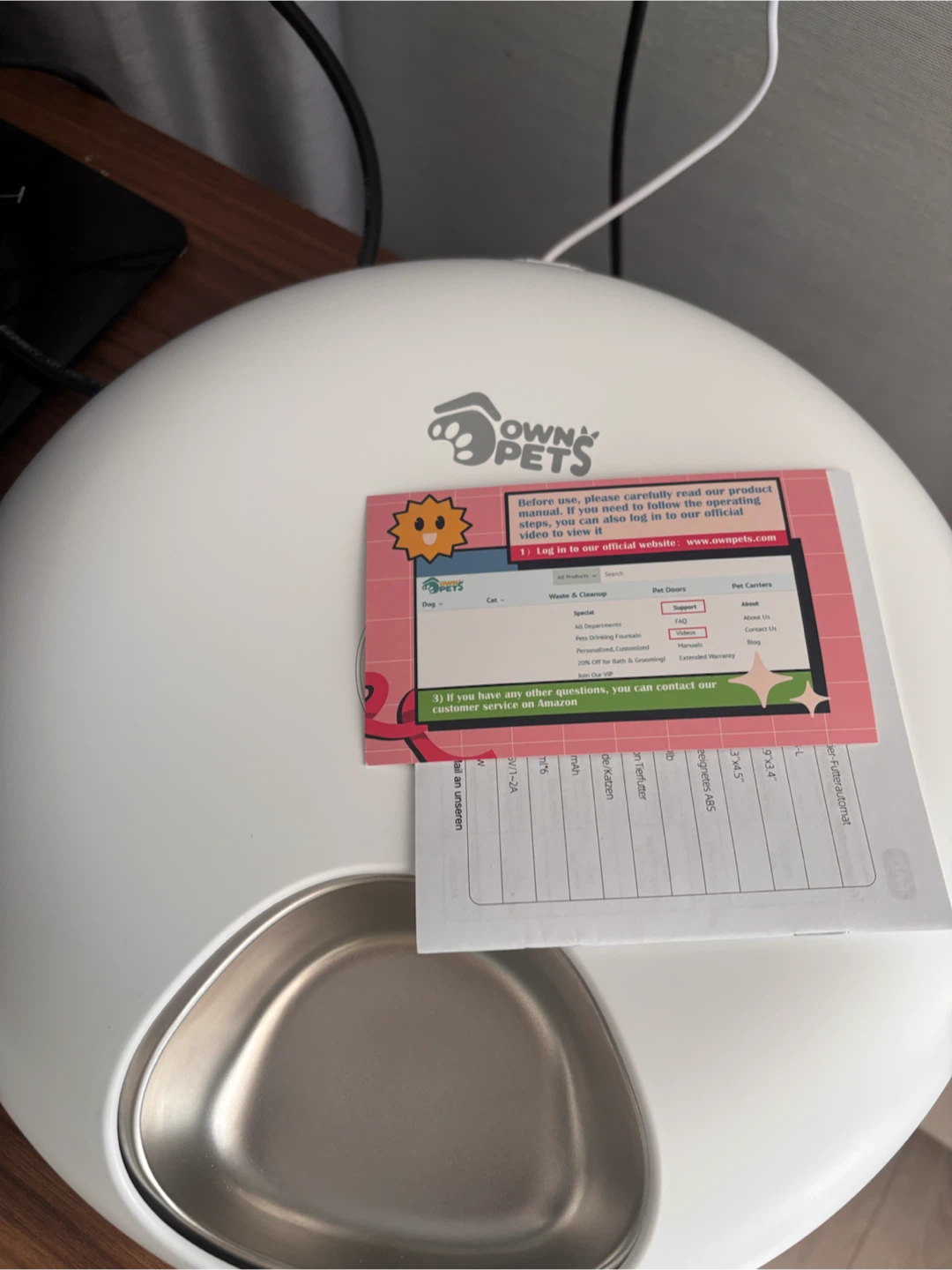 Ownpets Automatic Timer Pet Feeder - photo 3