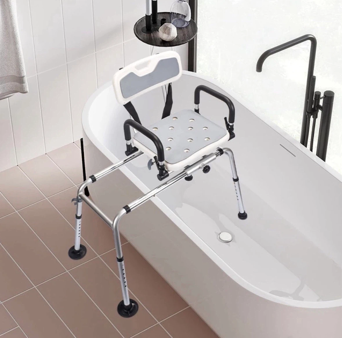 Shower Chair for Tub Transfer Bench Shower Chair for Elder 350Lb - photo 2