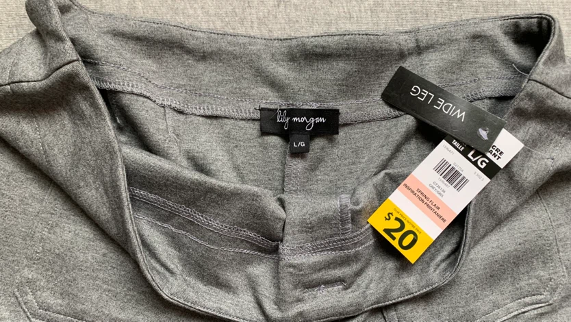 Grey Wide Leg Pants ~ Size Large BNWT - photo 3