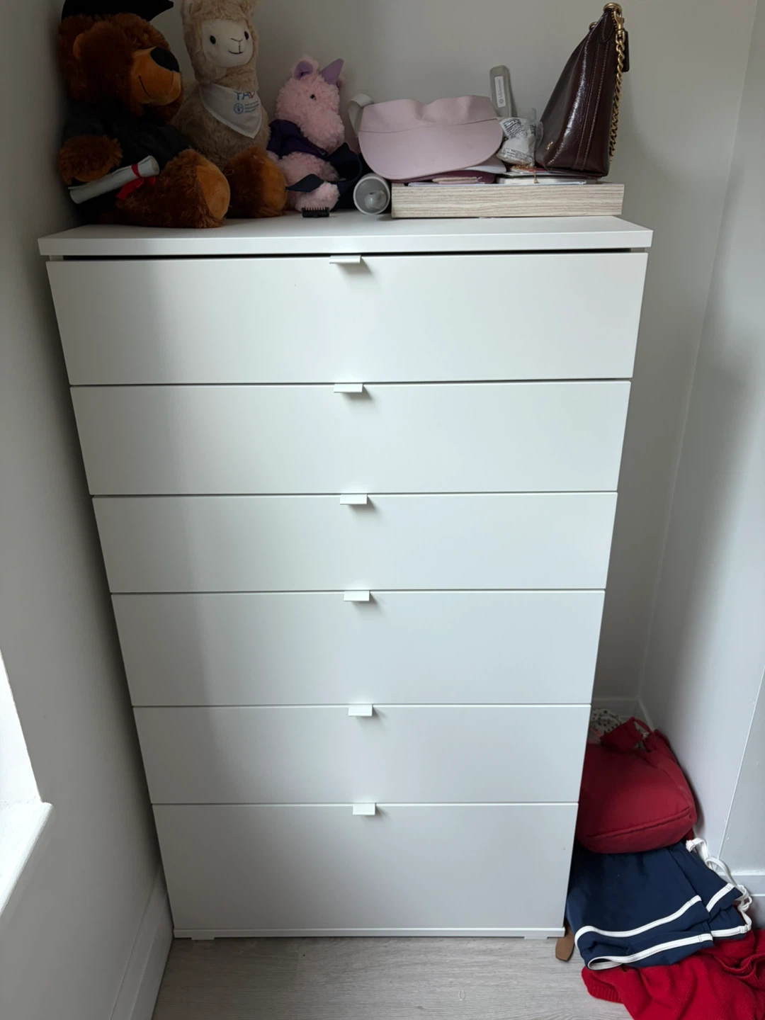Ikea Vihals 6-drawer dresser (white)