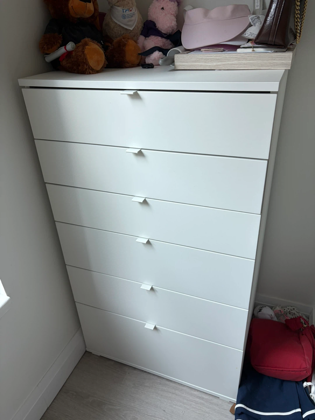 Ikea Vihals 6-drawer dresser (white) - photo 2